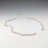 British vintage sterling silver azuki chain necklace 56cm 28.2g CC
